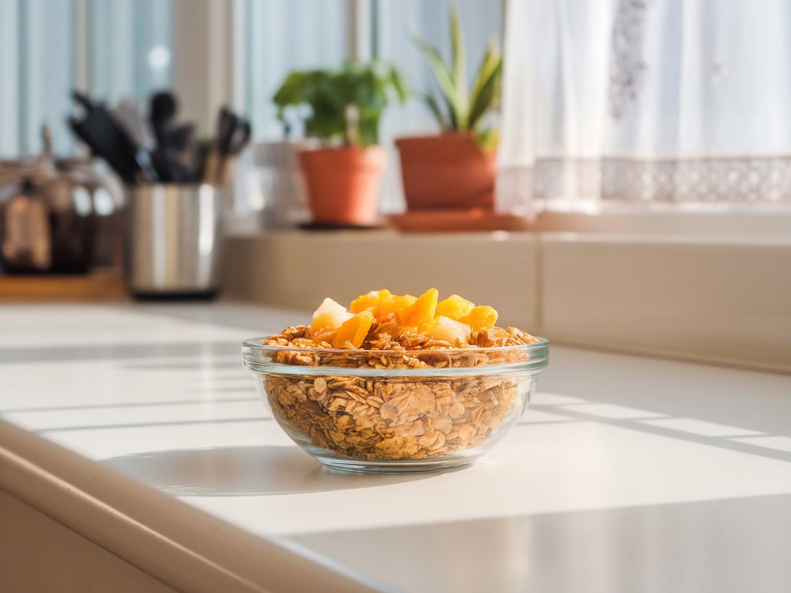 Crunch and Sip with These 15 Coffee-Friendly Granola Recipes 12 12. Tropical Mango Pineapple Granola