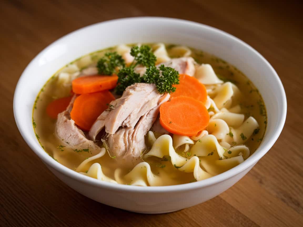 Soups and Stews That Surprisingly Pair With Coffee 5 5. Chicken Noodle Soup for the Soul