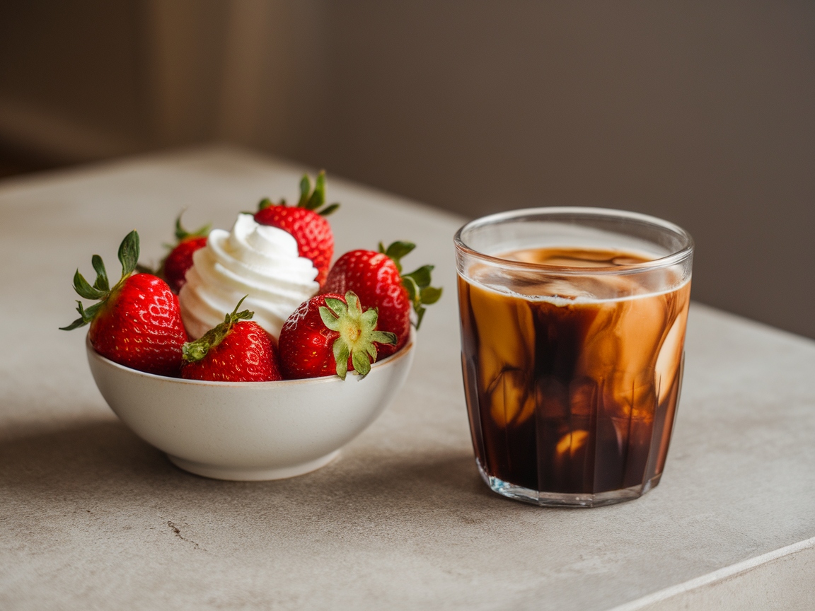Sweet Treats That Were Made for Cold Brew 12 12. Strawberries and Cream Fusion