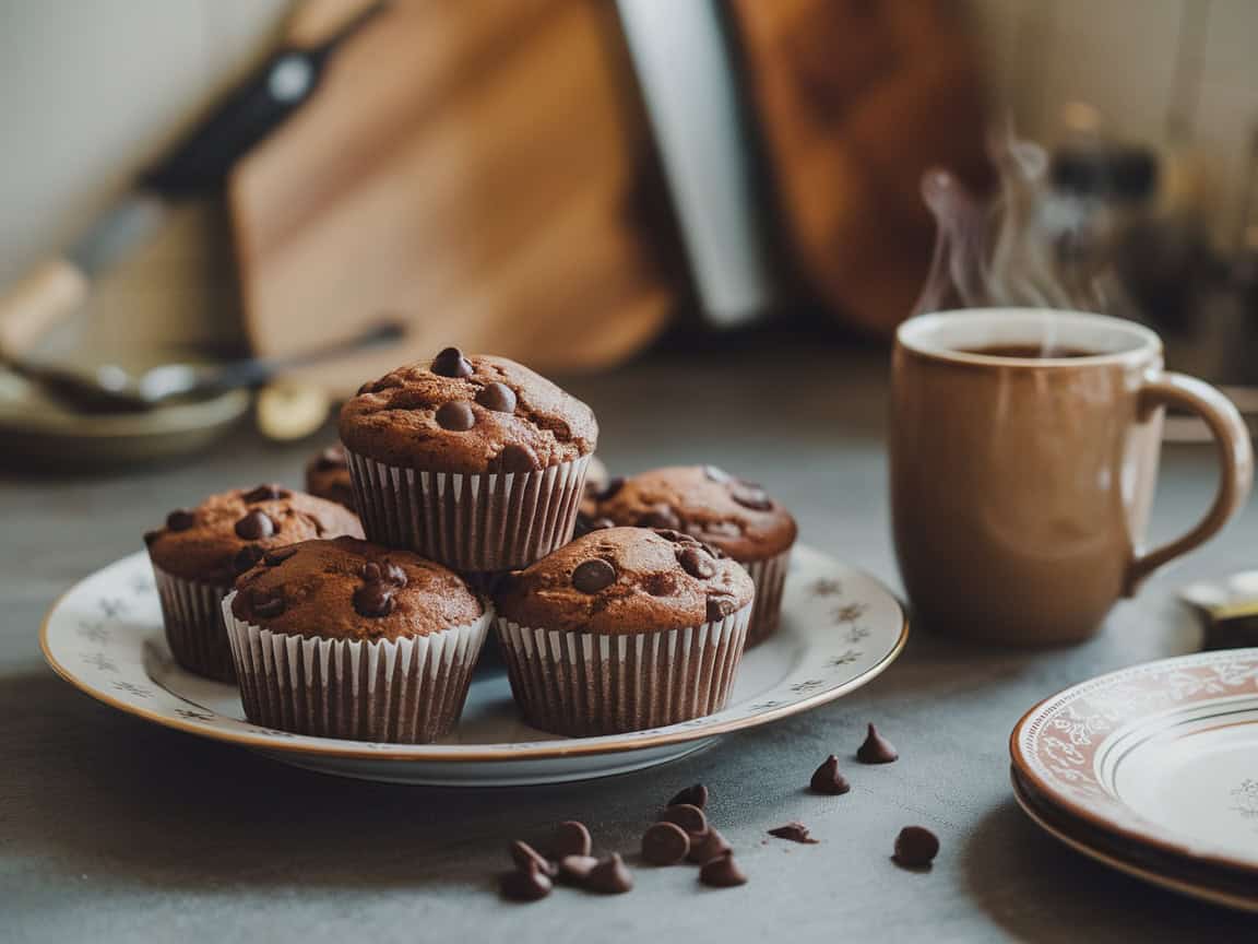 Coffee Muffins Worth Waking Up For 2 2. Mocha Chocolate Chip Muffins