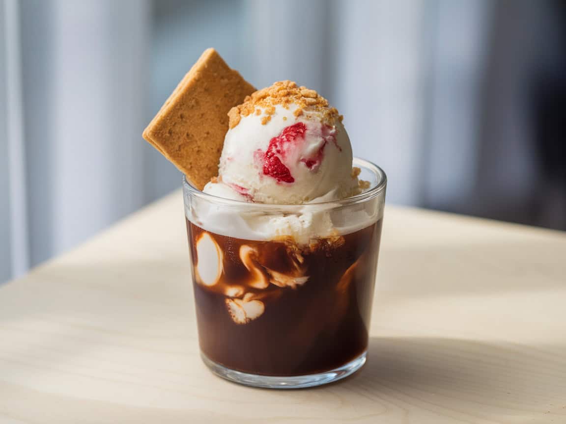 Make Summer Delicious with These 15 Cold Brew Coffee Float Ideas 10 10. Strawberry Cheesecake Cold Brew Float