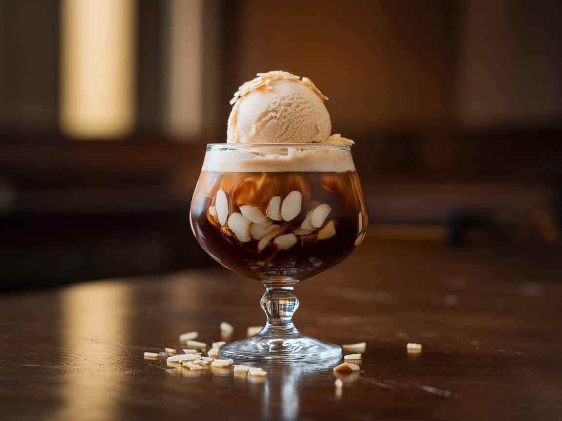 Make Summer Delicious with These 15 Cold Brew Coffee Float Ideas 9 9. Almond Delight Cold Brew Float