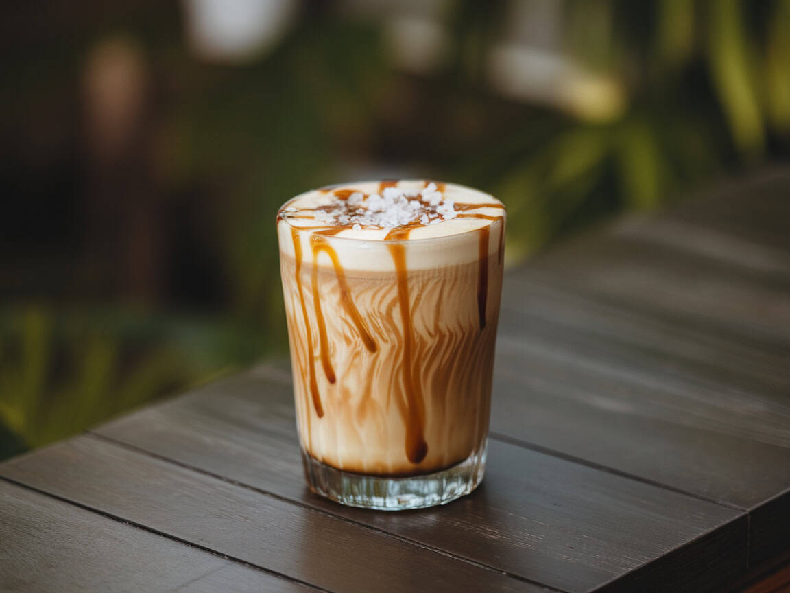 Coffee Meets Confection in These 15 Cold Brew Dessert Drinks 5 5. Salted Caramel Delight