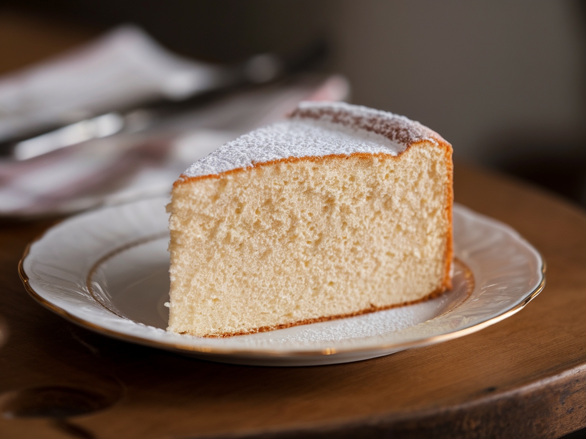 Sweeten Your Afternoon Coffee Break with These 15 Delicious Cakes 5 5. Light and Fluffy Sponge Cake