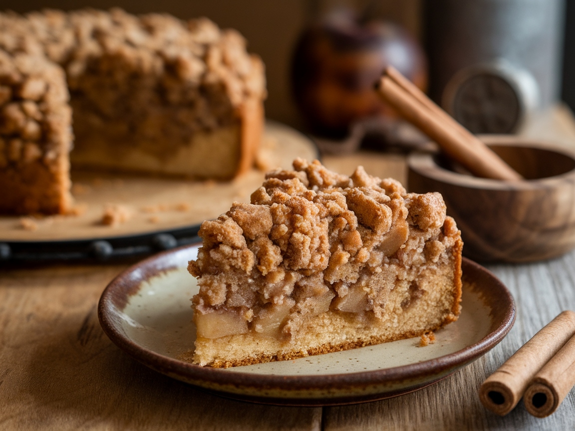 Sweeten Your Afternoon Coffee Break with These 15 Delicious Cakes 8 8. Apple Cinnamon Crumb Cake