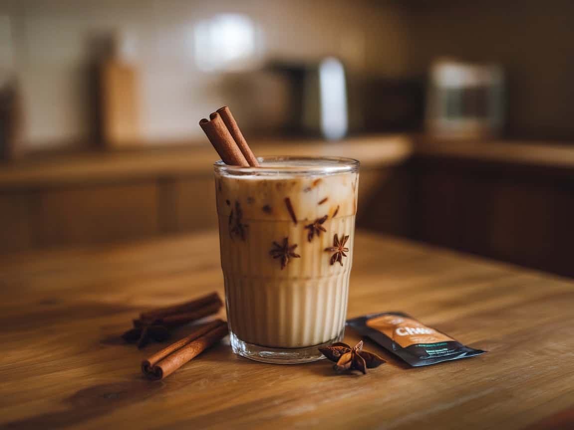 Chill and Brew with These 14 Easy No-Equipment Coffee Drinks 11 12. Chai-Spiced Cold Brew Fusion