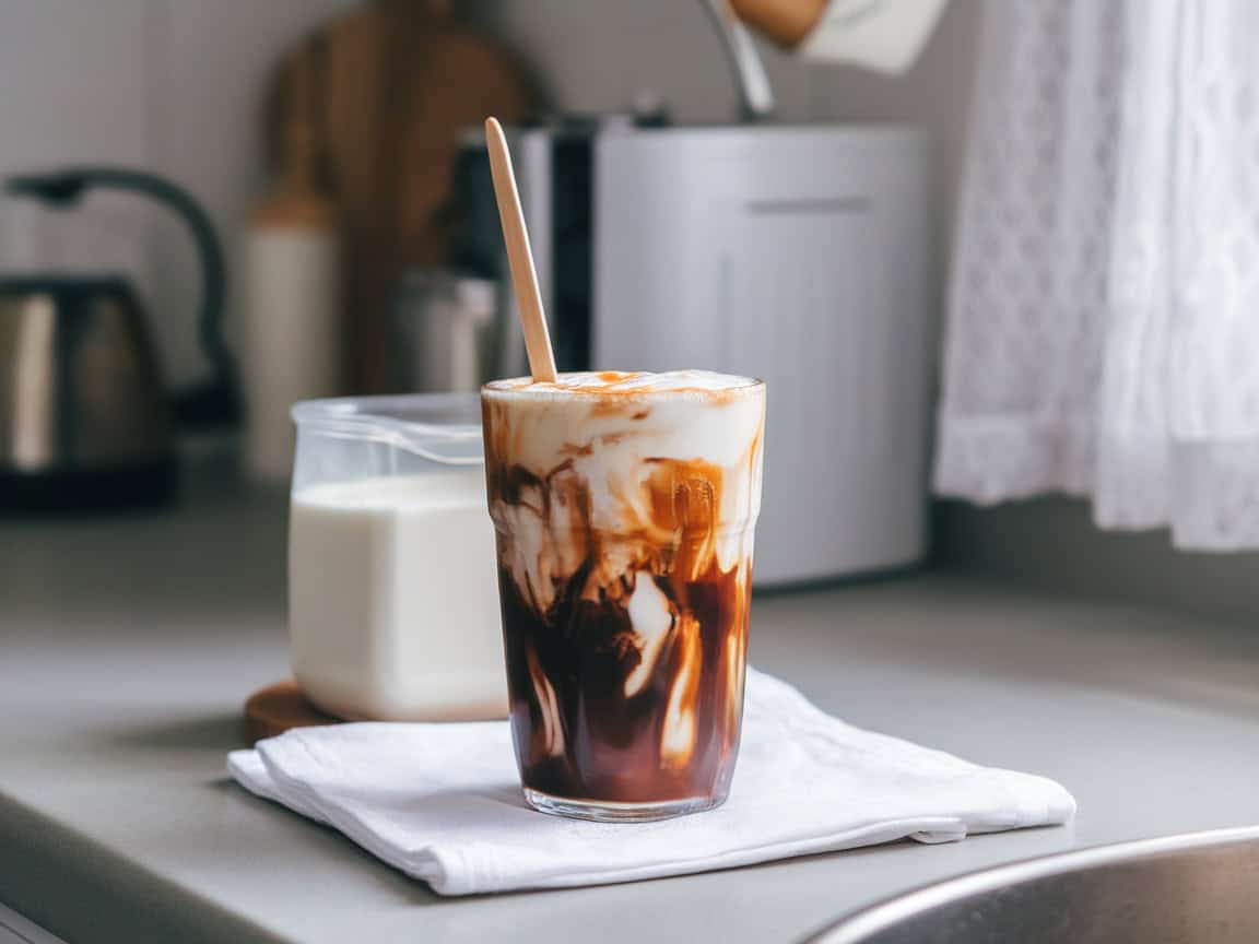 Chill and Brew with These 14 Easy No-Equipment Coffee Drinks 7 8. Cold Brew Iced Latte at Home