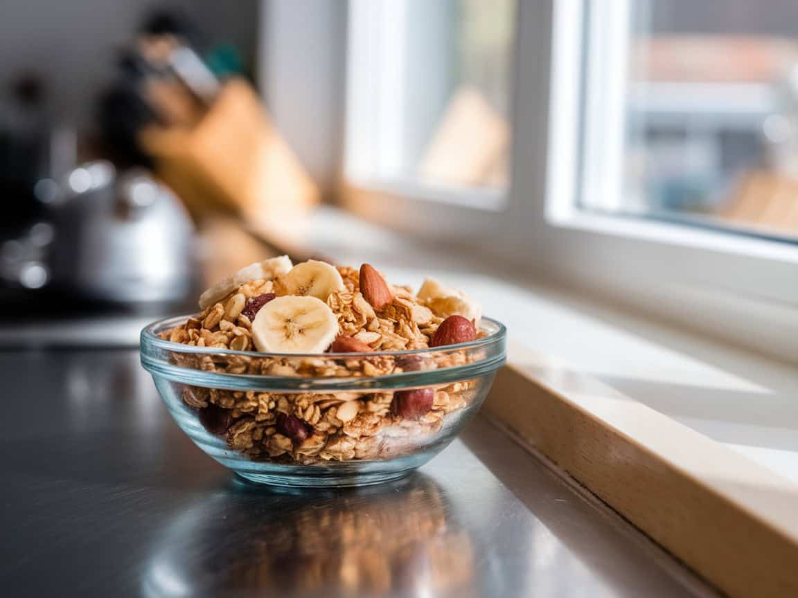 Crunch and Sip with These 15 Coffee-Friendly Granola Recipes 11 11. Banana Nut Morning Granola