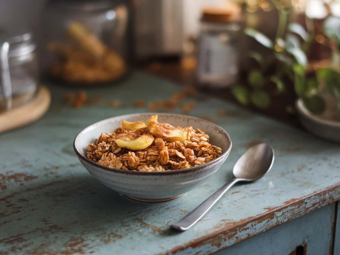 Crunch and Sip with These 15 Coffee-Friendly Granola Recipes 3 3. Cinnamon Apple Spice Granola