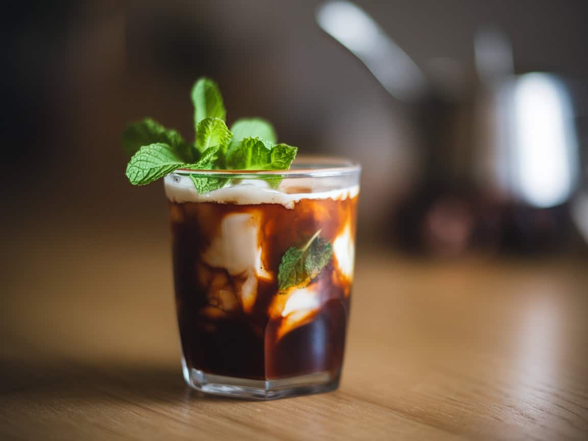 Mix Things Up with These 15 Unique Cold Brew Add-Ins 8 8. Mint-Infused Cold Brew Refresher
