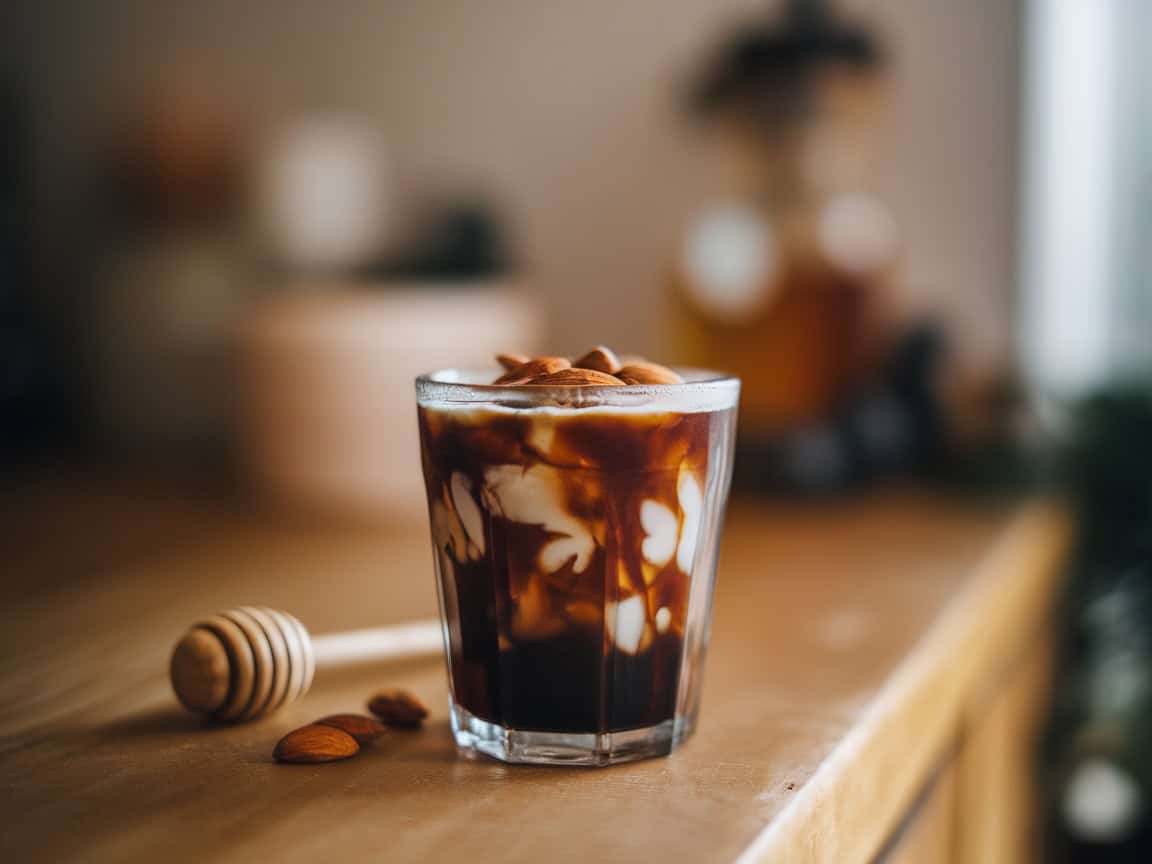 Mix Things Up with These 15 Unique Cold Brew Add-Ins 6 6. Almond and Honey Cold Brew Delight