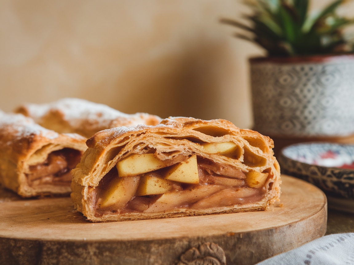 Sweeten Your Afternoon with These 15 Perfect Coffee Desserts 12 12. Warm Apple Strudel