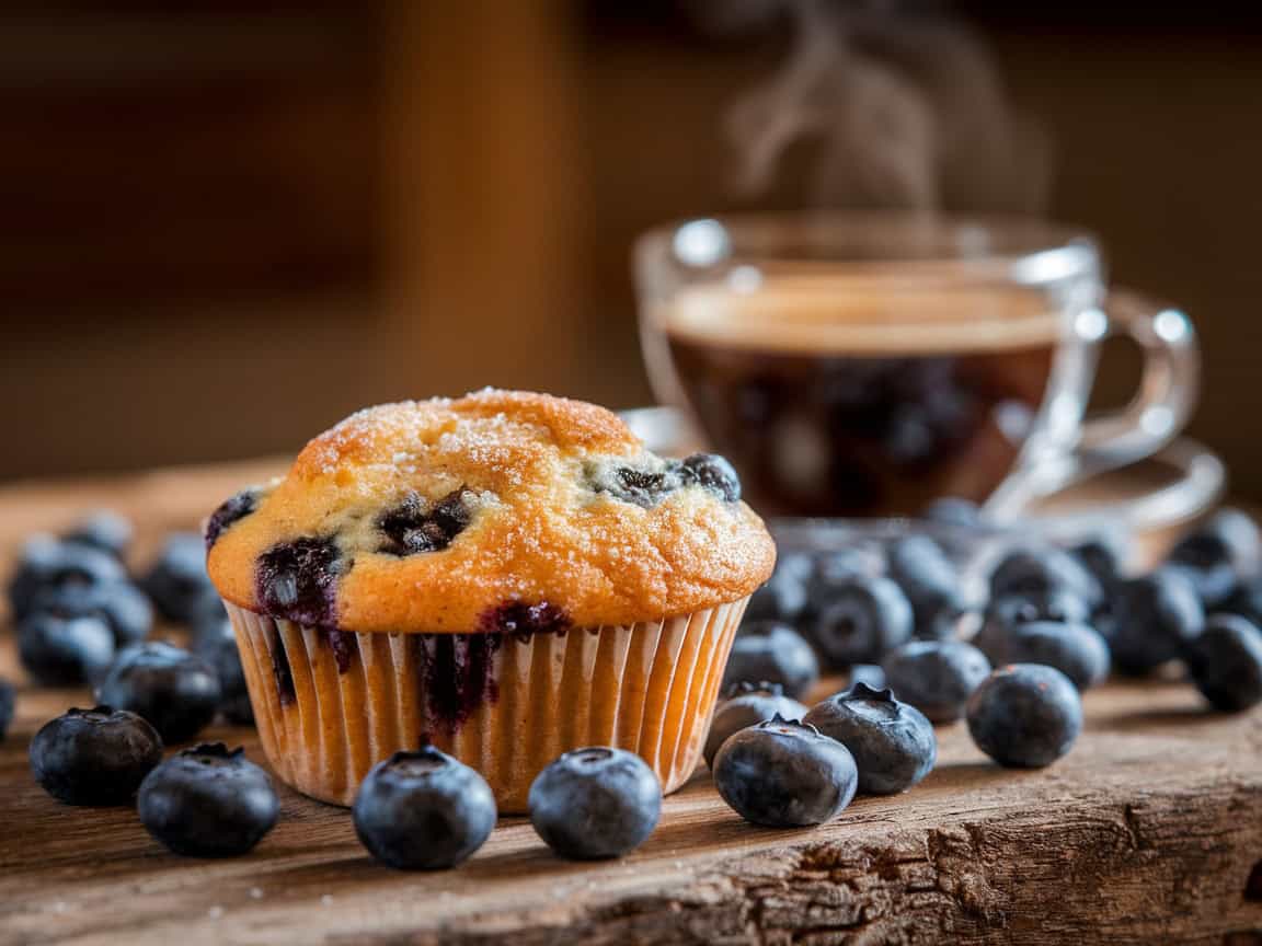 Pastry and Coffee Combos Worth Treating Yourself To 3 3. Blueberry Muffin