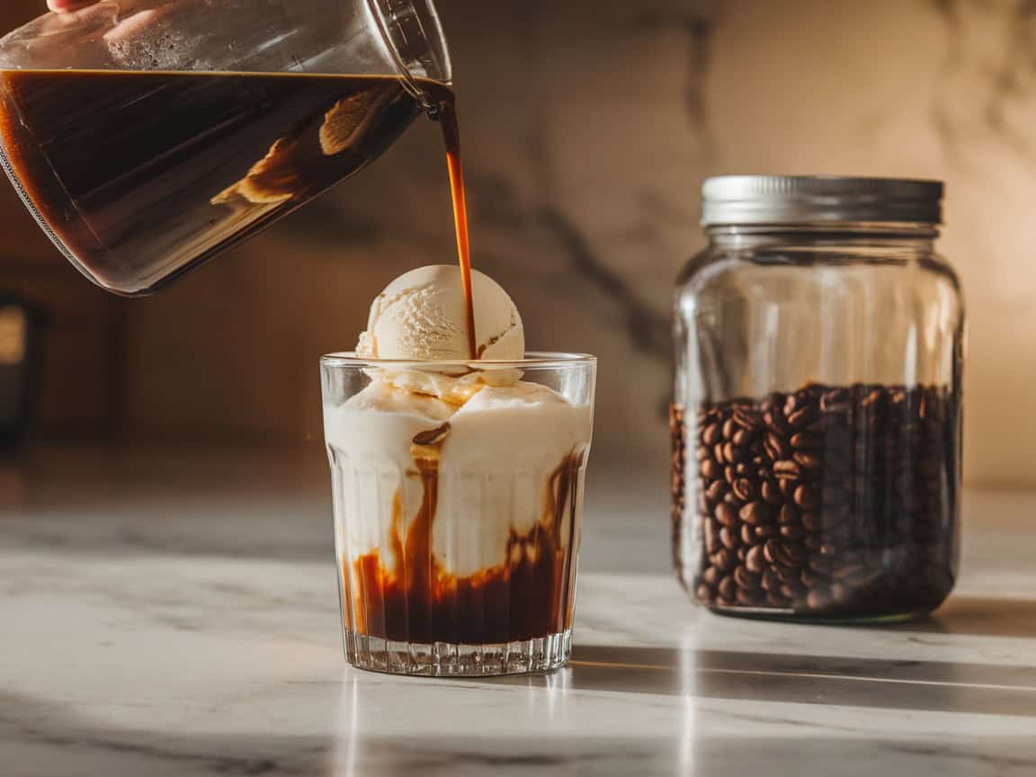 Chill and Brew with These 14 Easy No-Equipment Coffee Drinks 12 13. Cold Brew Affogato Float