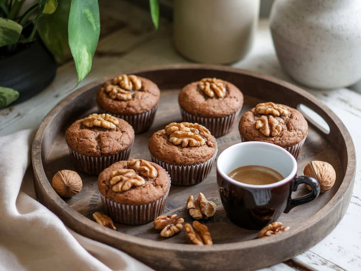 Coffee Muffins Worth Waking Up For 8 8. Espresso Walnut Muffins