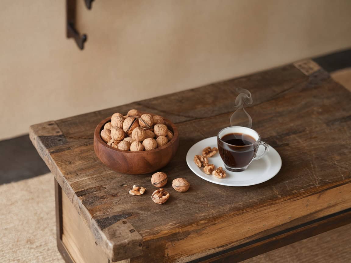 Snack Smarter with These 15 Coffee and Nut Pairings 5 5. Earthy Walnuts to Balance Coffee