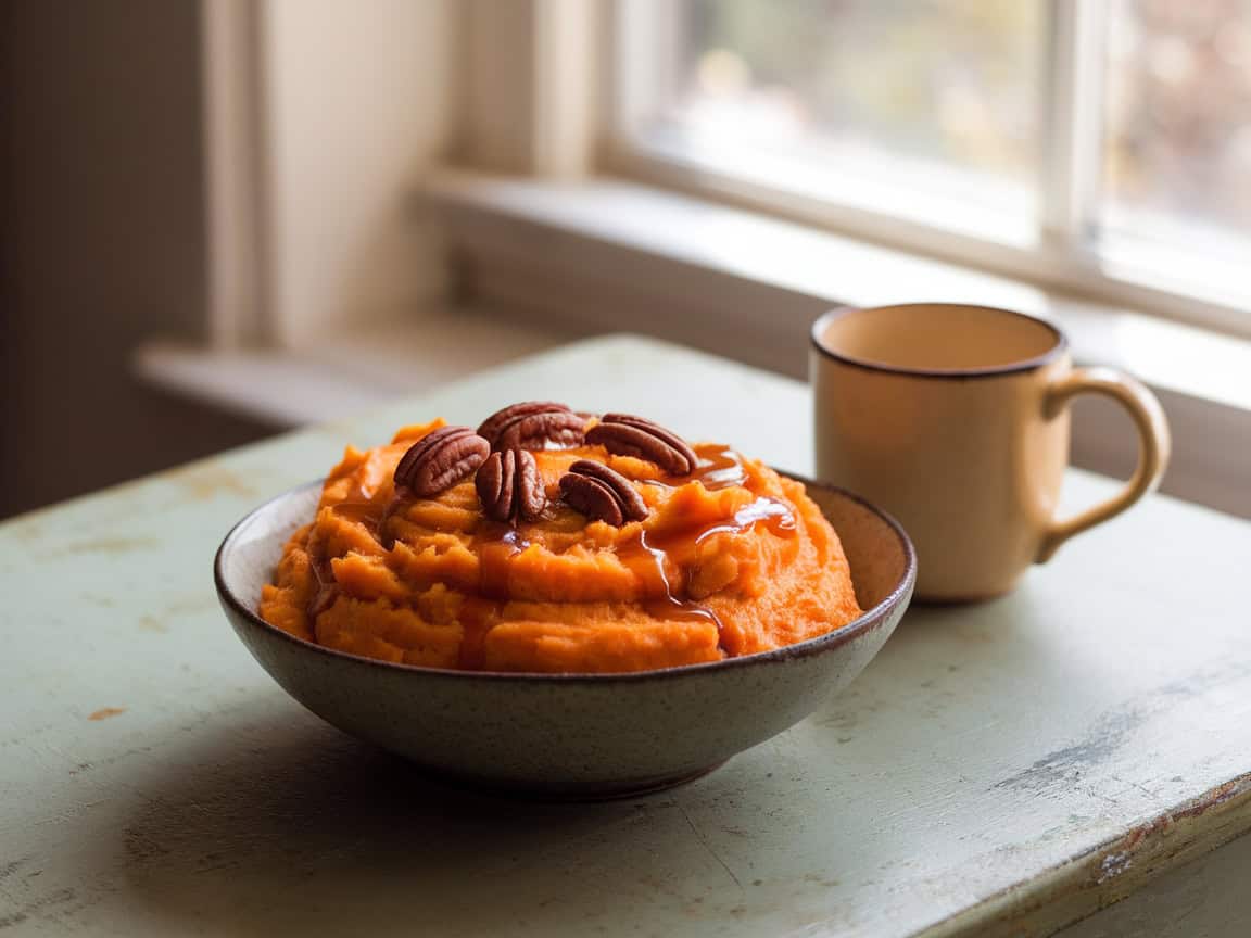 Breakfast Bowls That Pair Perfectly With Coffee 9 9. Sweet Potato and Pecan Breakfast Bowl