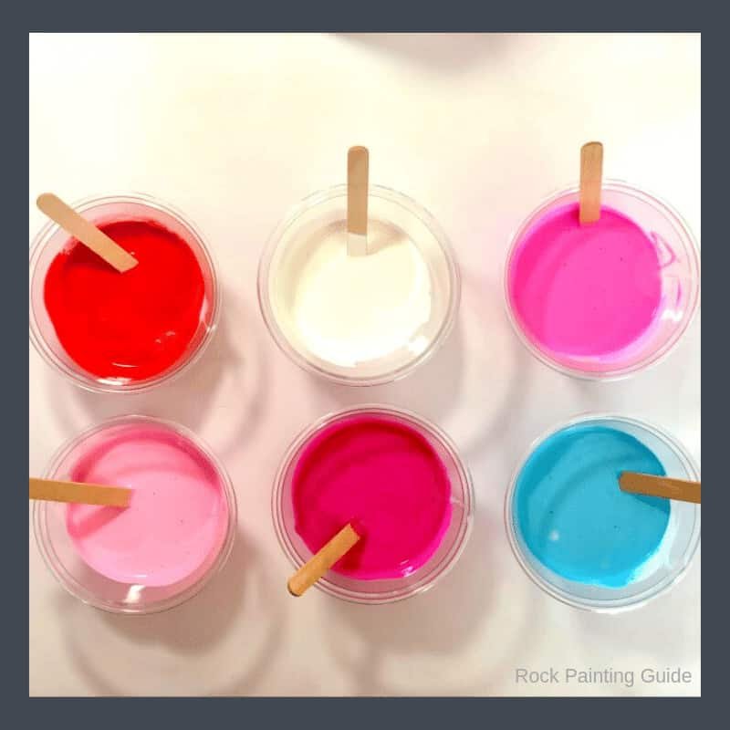 How to Make Beautiful Marbled Stone Photo Holders 8 prepped paint