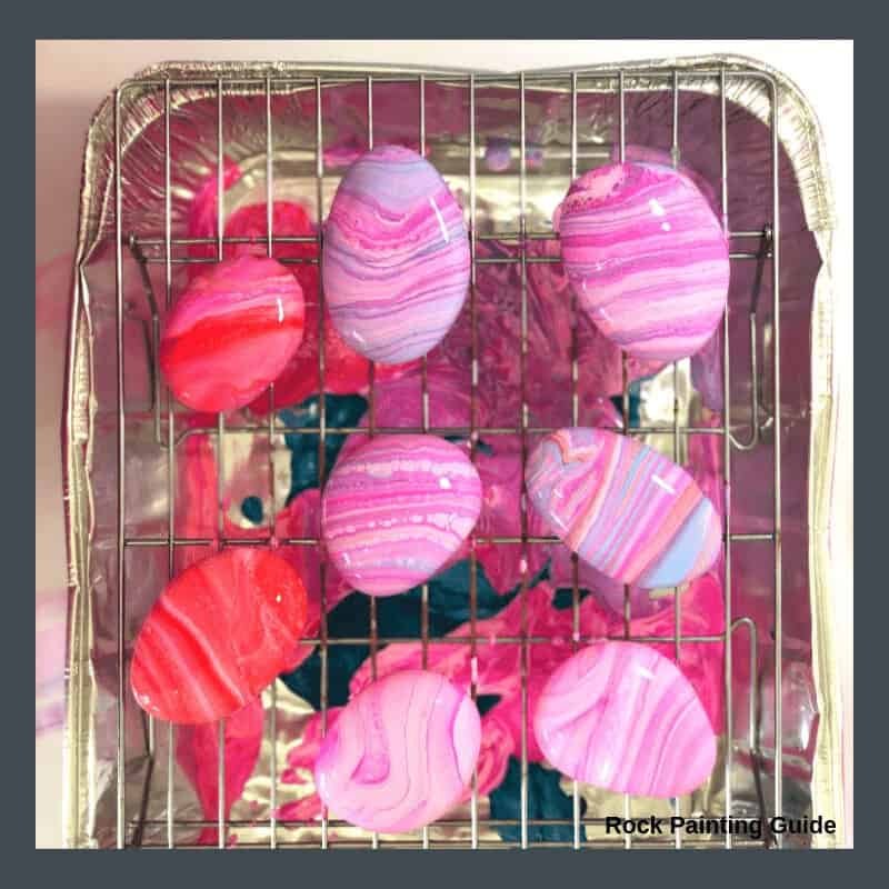 How to Make Beautiful Marbled Stone Photo Holders 9 stone photo holders just poured