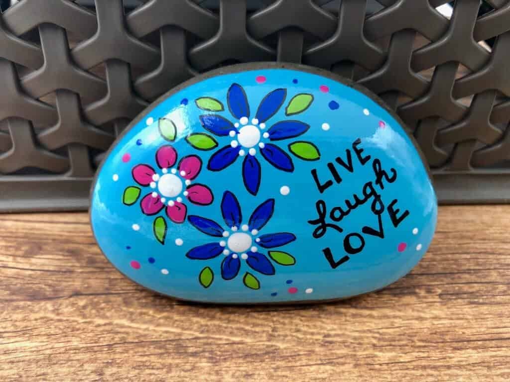 Story Stones Guide: How to Make And Ways to Use Them 10 live laugh love rock