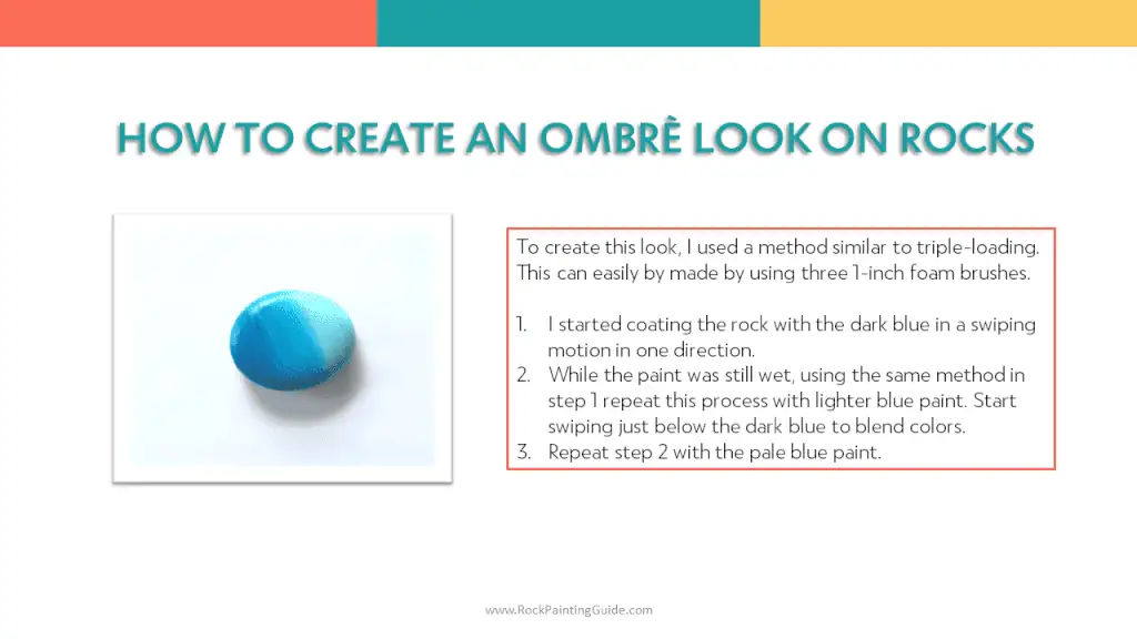 16 Easy Rock Painting Techniques to Improve Your Skills 9 ombre blending painting technique