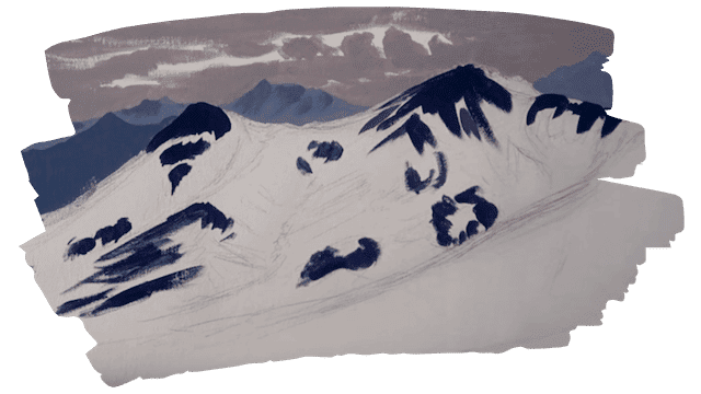 16 Easy Rock Painting Techniques to Improve Your Skills 6 acrylic painting of a mountain