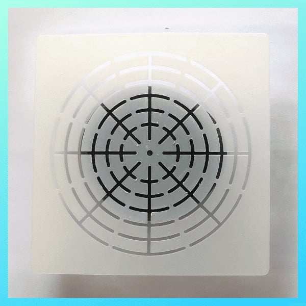 Easy Mandala Rock Painting for Beginners: Free Dot Art PDF 4 grid on painted rock