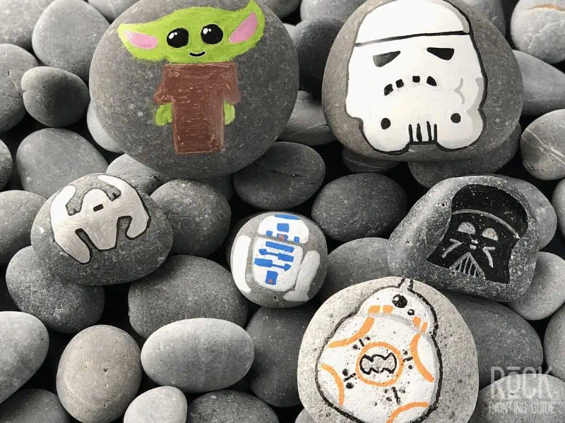 Cool Star Wars Painted Rock Crafts Kids Will Love! 3 2 2