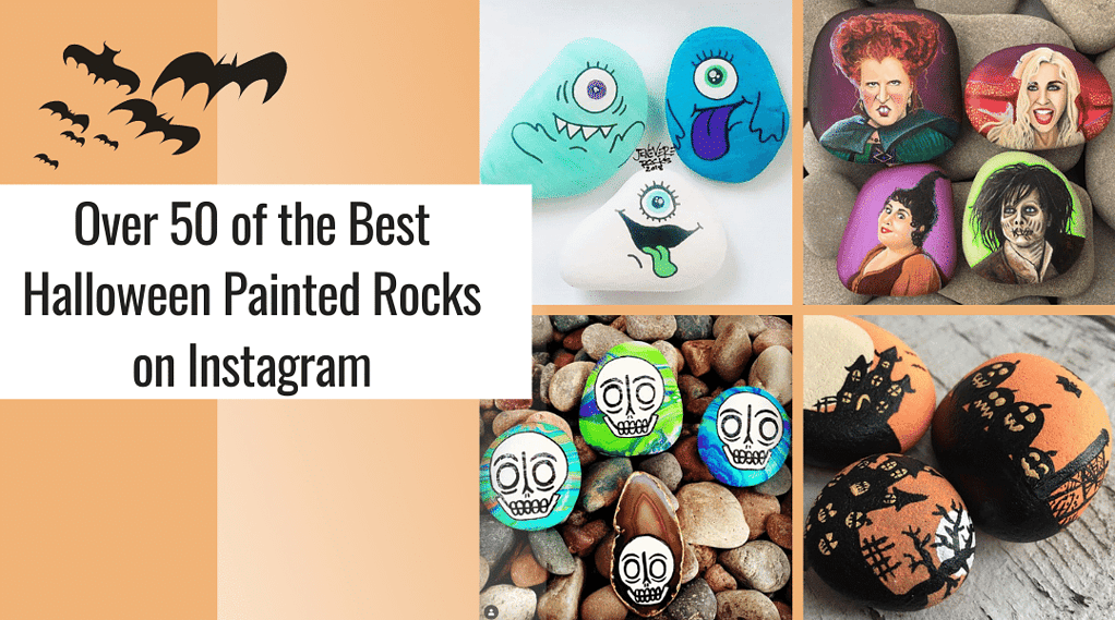 Over 50 of the Best Halloween Painted Rocks on Instagram 3 halloween painted rocks