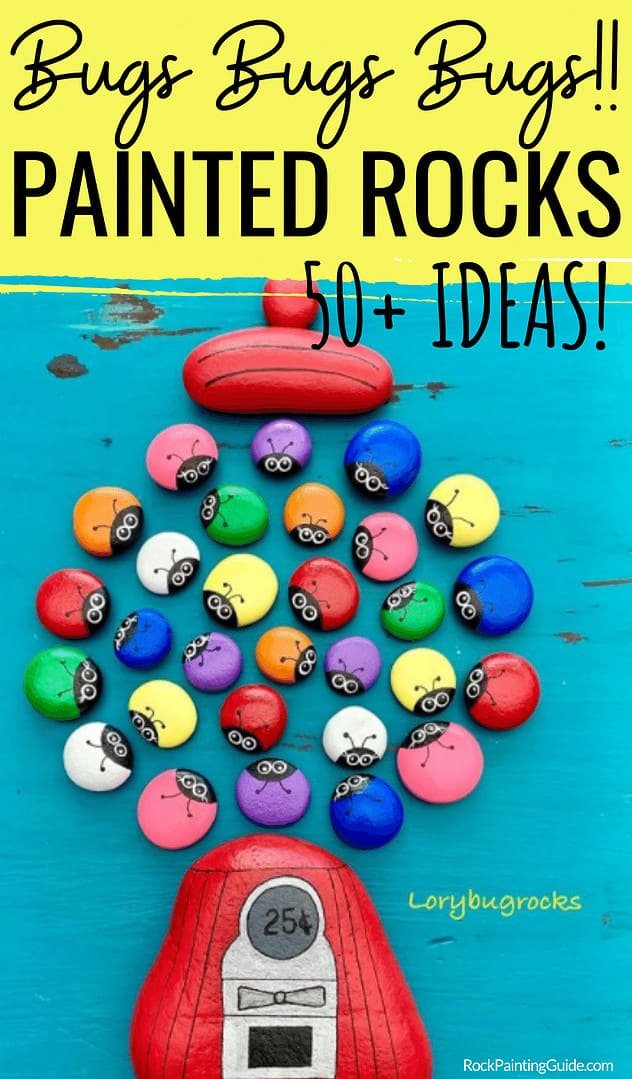 50+ Easy Peasy Ladybug Rock Painting Ideas for all ages 24 Blogging Pins 1000x1710 1