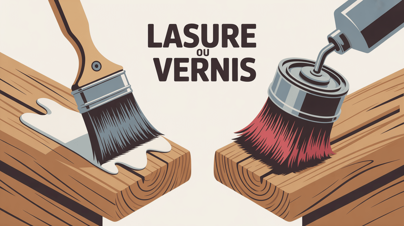 Difference entre lasure et vernis pinceau et rouleau sur bois
