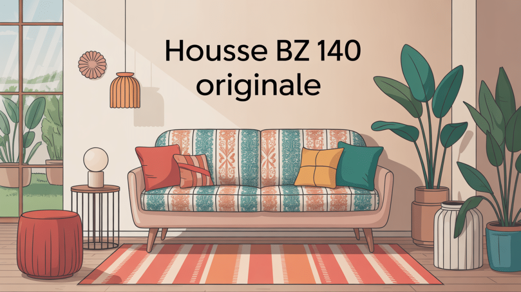housse bz 140 originale banquette salon moderne déco