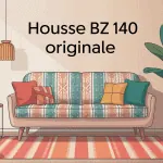 housse bz 140 originale banquette salon moderne déco