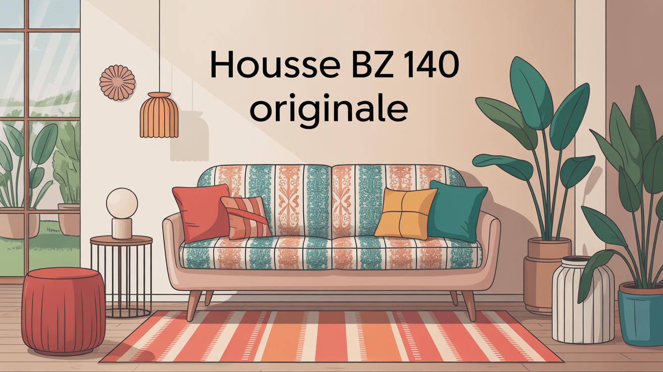 housse bz 140 originale banquette salon moderne déco