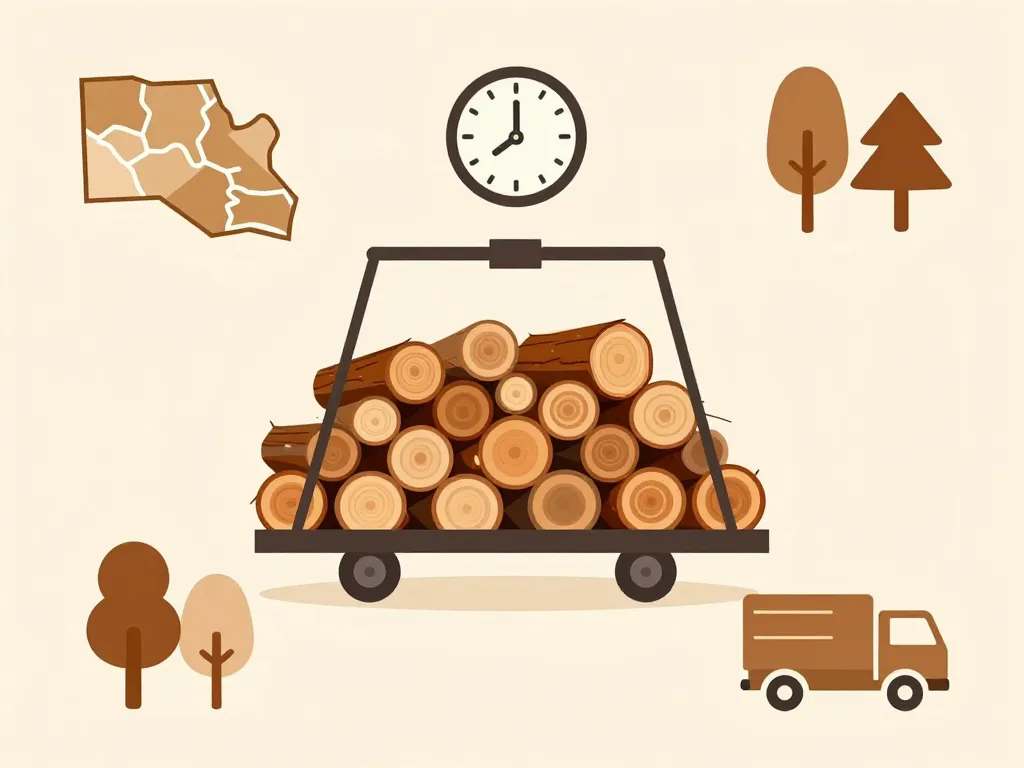 prix d'un semi remorque de bois de chauffage en 2m influences type essence region transport