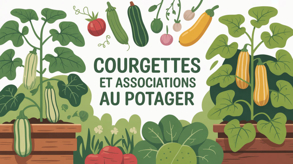 quel légume ne pas planter à côté des courgettes illustration associations potager