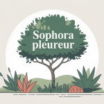 sophora pleureur illustration jardin urbain