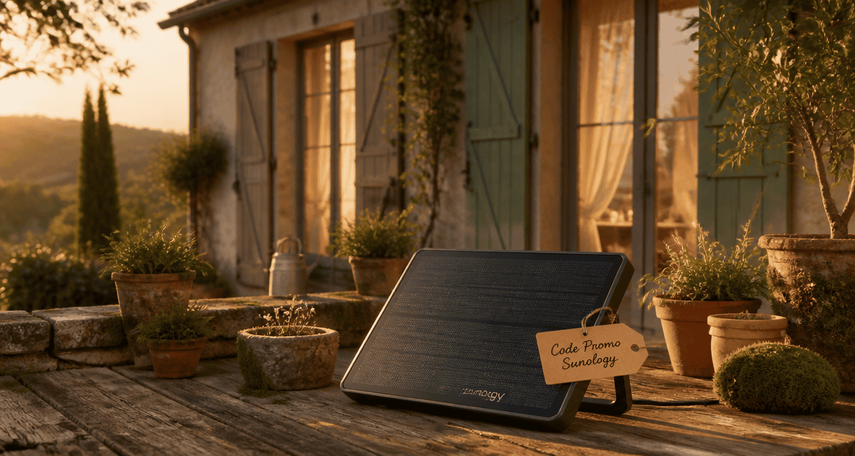 code promo sunology 2024 station solaire terrasse