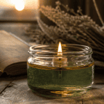 comment faire une bougie sans cire dans un pot en verre avec huile