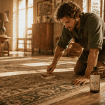 ou faire nettoyer un tapis artisan brosse tapis salon
