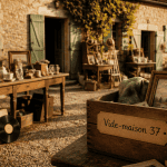 vide maison 37 en Indre-et-Loire tables objets anciens