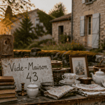 vide maison 43 table vaisselle ancienne jardin