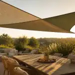 baches ombrage terrasse bois