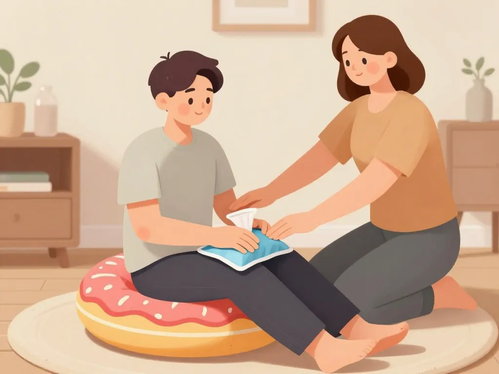 coccyx cassé peut on marcher illustration soulagement quotidien