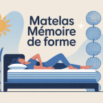 illustration matelas mémoire de forme avis kiné pour soulager le dos