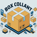 illustration box collant expédition colis