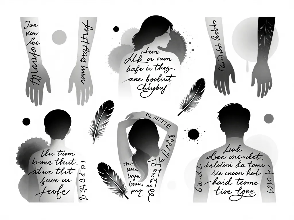 illustration inspirations phrases tatouage sur la vie