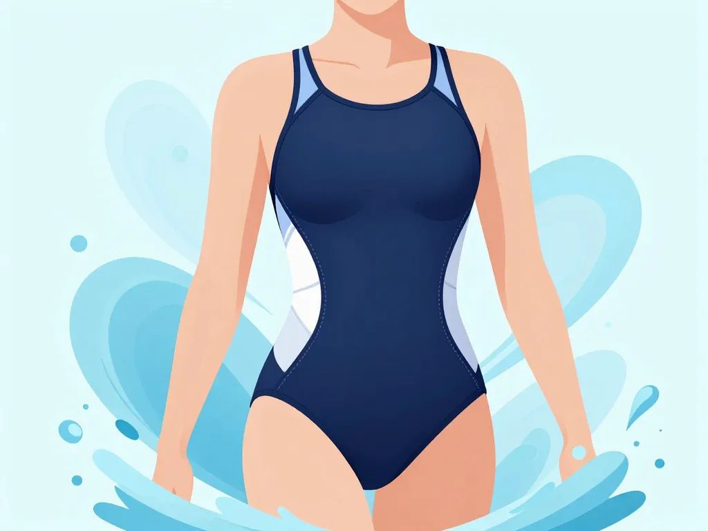 Détails techniques maillot de bain sport pour femme performant