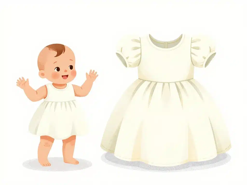 contraste confort inconfort robe princesse bebe