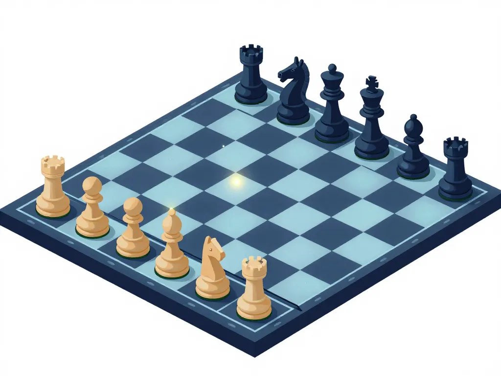 Diagramme stratégie pion cheval coordination